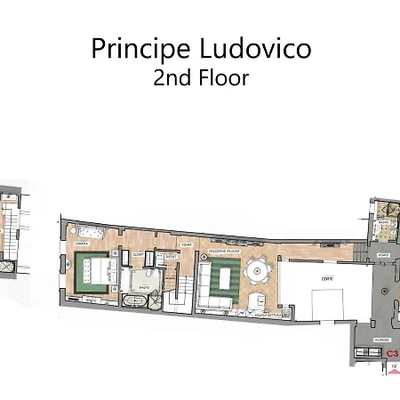 Principe Ludovico - La Dimora Degli Affreschi * Florence